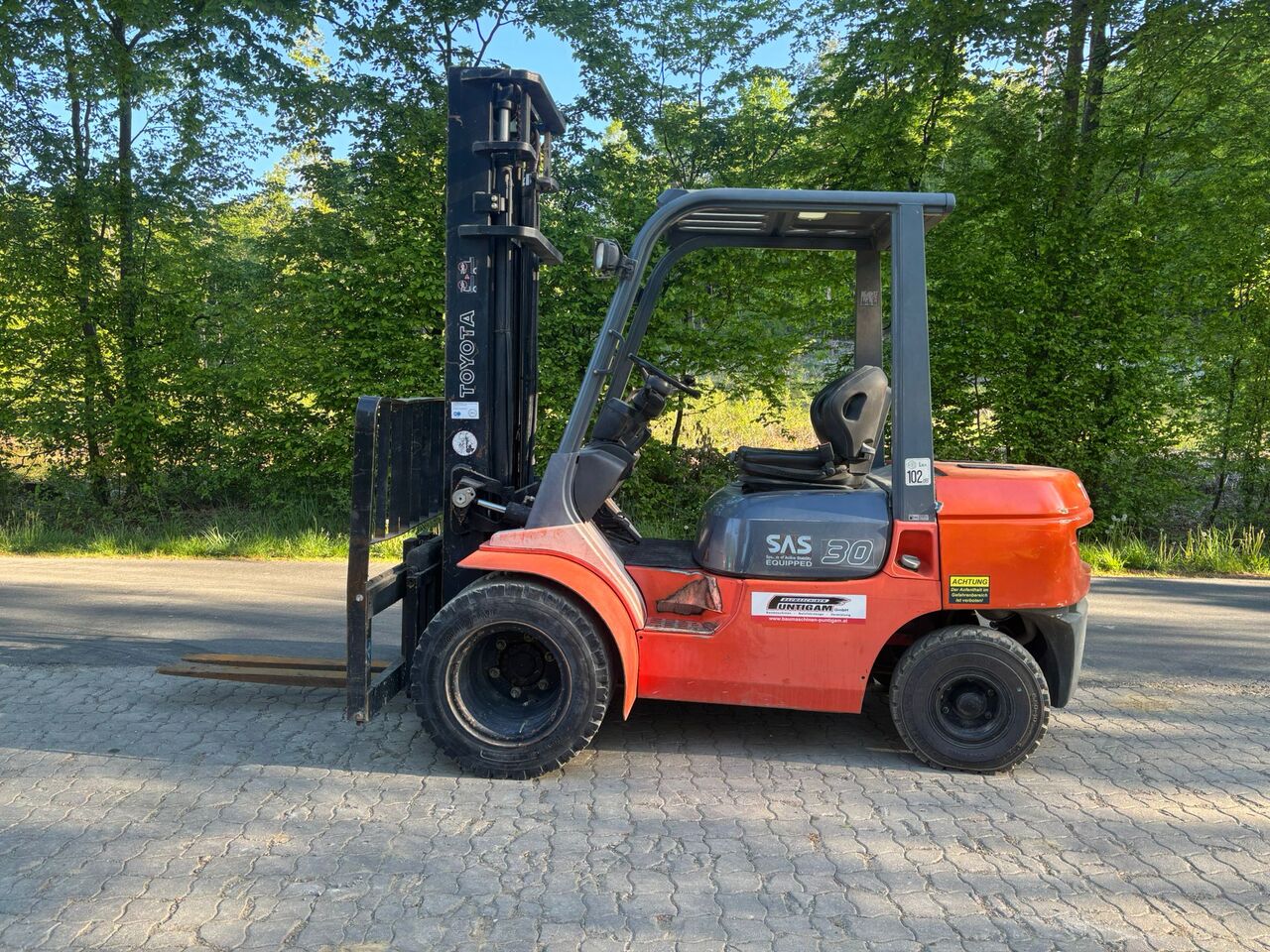 TOYOTA 62 – 7FDF30 - Diesel forklift: picture 1 TOYOTA 62 – 7FDF30 - Diesel forklift: picture 1