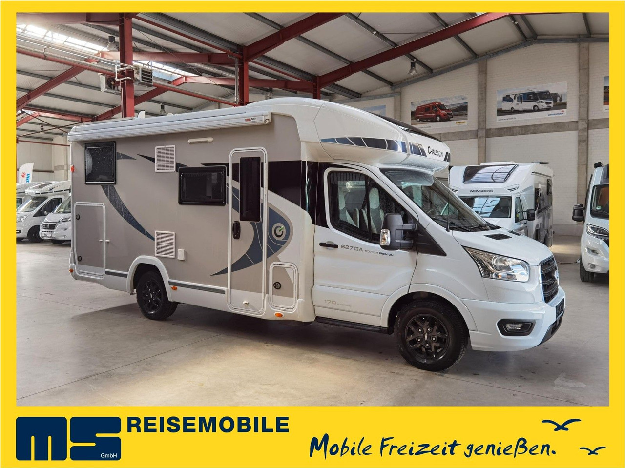 Chausson 627 GA TITANIUM / 170PS / EINZELBETTEN & HUBBETT - Semi-integrated motorhome: picture 1 Chausson 627 GA TITANIUM / 170PS / EINZELBETTEN & HUBBETT - Semi-integrated motorhome: picture 1