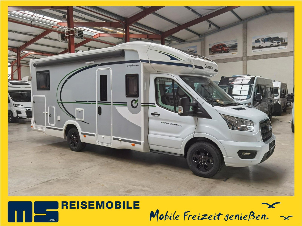 Chausson 797 TITANIUM / -2026- / 165PS-8G. / EINZELBETTEN - Semi-integrated motorhome: picture 1 Chausson 797 TITANIUM / -2026- / 165PS-8G. / EINZELBETTEN - Semi-integrated motorhome: picture 1