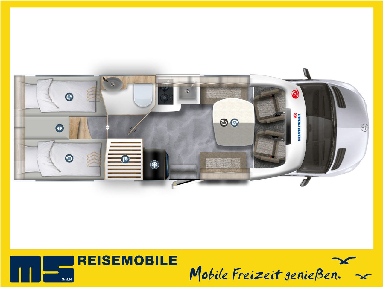Eura Mobil PROFILA T 726 EF FREESTYLE -SONDERMODELL 2026 - Semi-integrated motorhome: picture 2 Eura Mobil PROFILA T 726 EF FREESTYLE -SONDERMODELL 2026 - Semi-integrated motorhome: picture 2