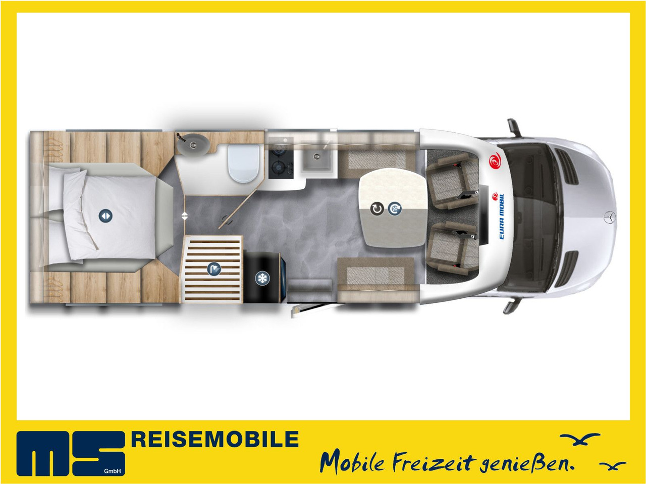 Eura Mobil PROFILA T 726 QF FREESTYLE / SONDERMODELL 2026 - Semi-integrated motorhome: picture 2 Eura Mobil PROFILA T 726 QF FREESTYLE / SONDERMODELL 2026 - Semi-integrated motorhome: picture 2