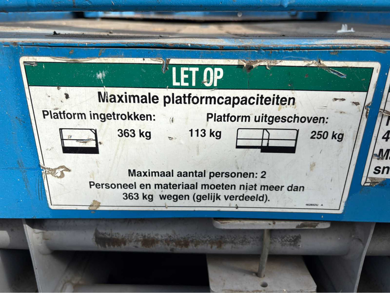 Aerial platform 1997 GENIE GS-2032 AERIAL PLATFORM: picture 10