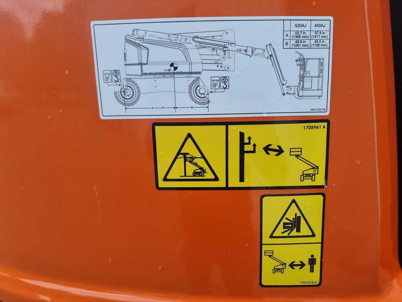 Aerial platform 2022 JLG 520 AJ AERIAL WORK PLATFORM: picture 10