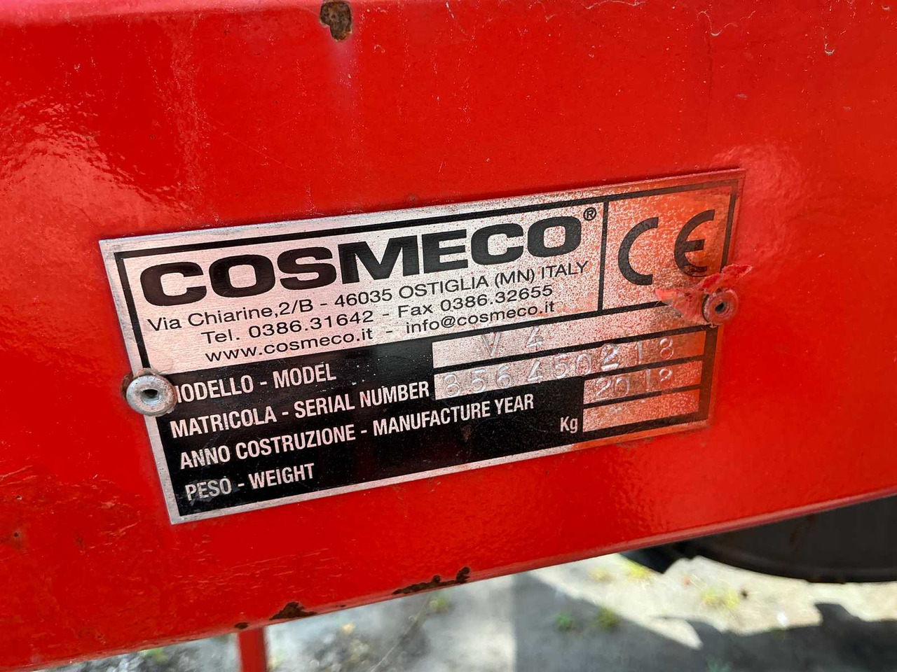 Cosmeco V4 - Agricultural machinery: picture 5 Cosmeco V4 - Agricultural machinery: picture 5