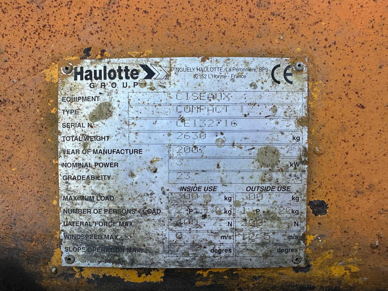 Aerial platform Haulotte Compact 12: picture 27