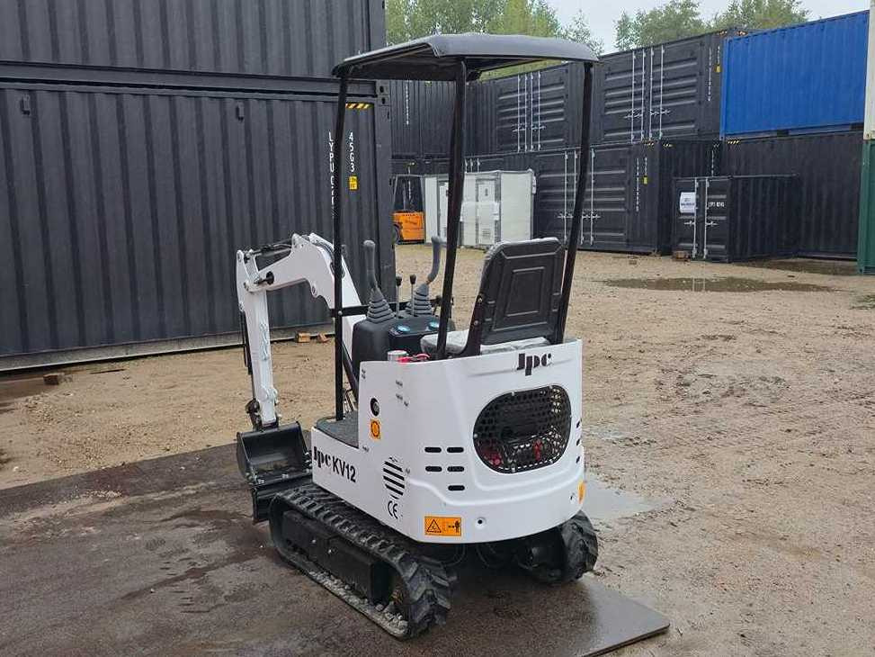 JPC 2025 - JPC - KV12 - WHITE - MINI EXCAVATOR - Mini excavator: picture 5 JPC 2025 - JPC - KV12 - WHITE - MINI EXCAVATOR - Mini excavator: picture 5