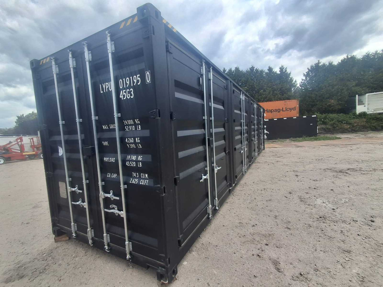 Rhino-Cross-Containers 40 ft High Cube Zwart - Shipping container: picture 2 Rhino-Cross-Containers 40 ft High Cube Zwart - Shipping container: picture 2