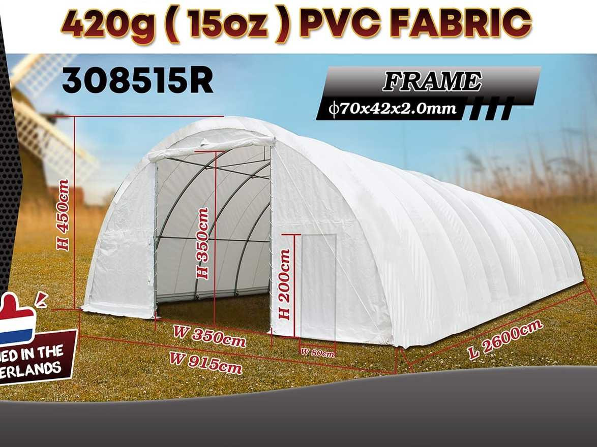 Rhino-Cross-Shelter 308515R - 26x9,15x4,5 m - Storage tank: picture 2 Rhino-Cross-Shelter 308515R - 26x9,15x4,5 m - Storage tank: picture 2