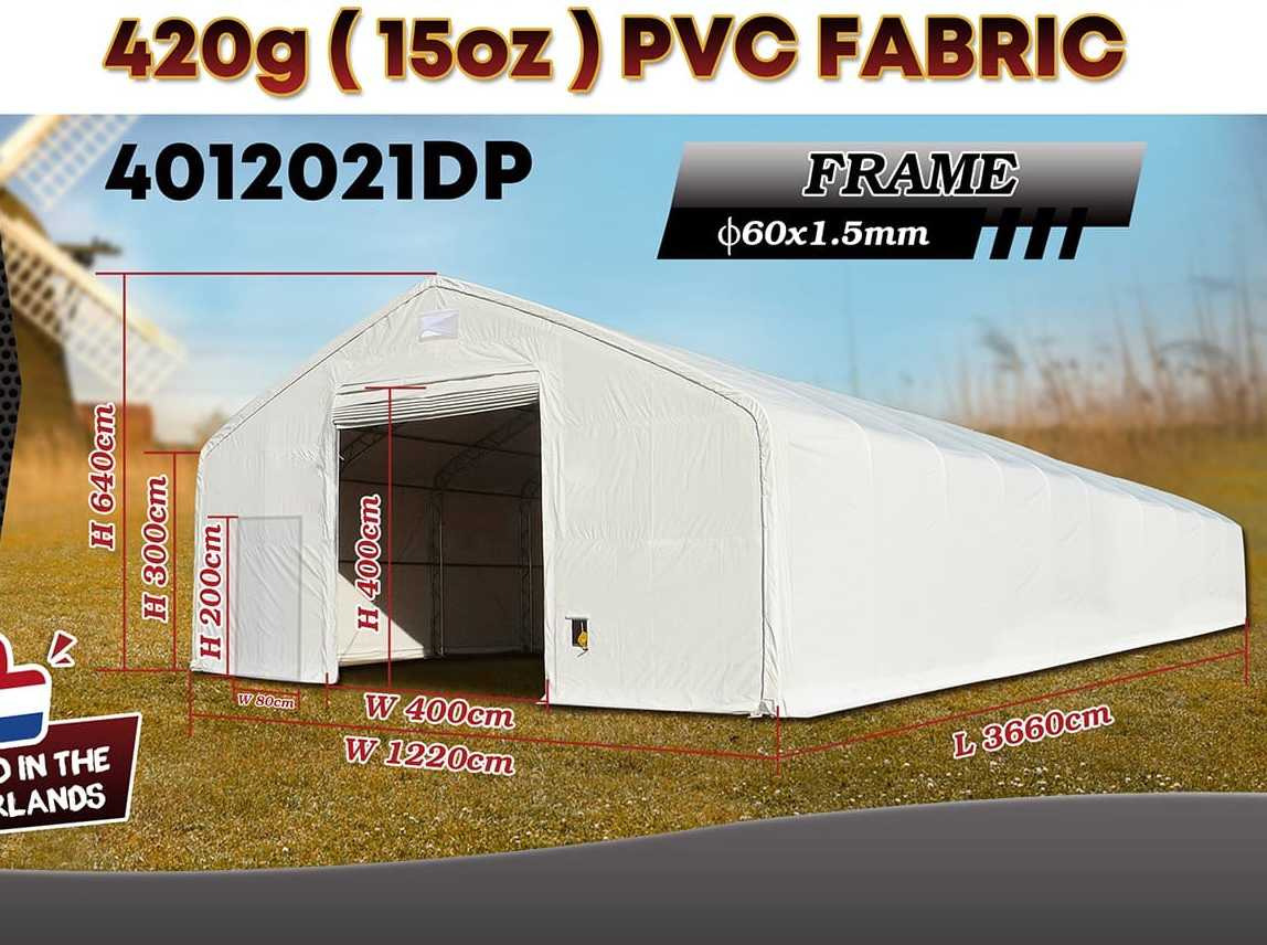 Rhino-Cross-Shelter 4012021DP - 36,6x12,2x6,4 m - Storage tank: picture 2 Rhino-Cross-Shelter 4012021DP - 36,6x12,2x6,4 m - Storage tank: picture 2