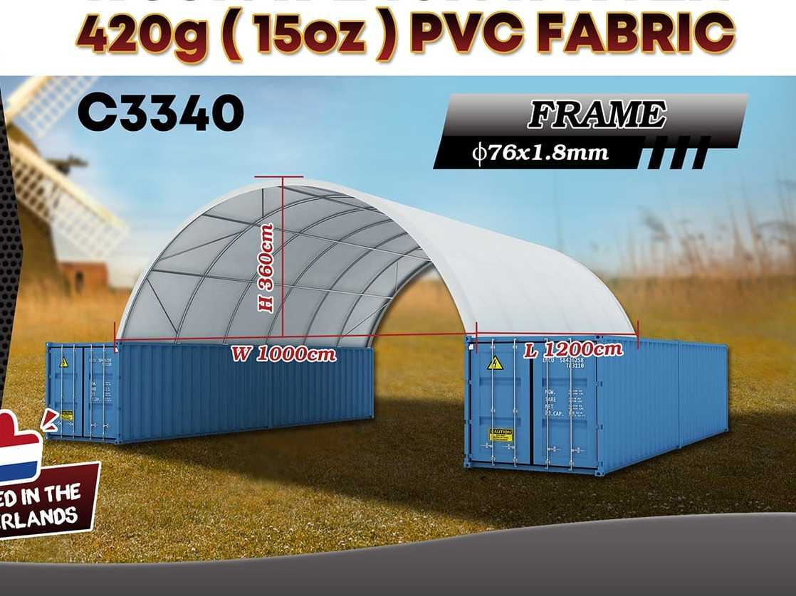 Rhino-Cross-Shelter C3340 - 12x10x3,6 m - Storage tank: picture 2 Rhino-Cross-Shelter C3340 - 12x10x3,6 m - Storage tank: picture 2