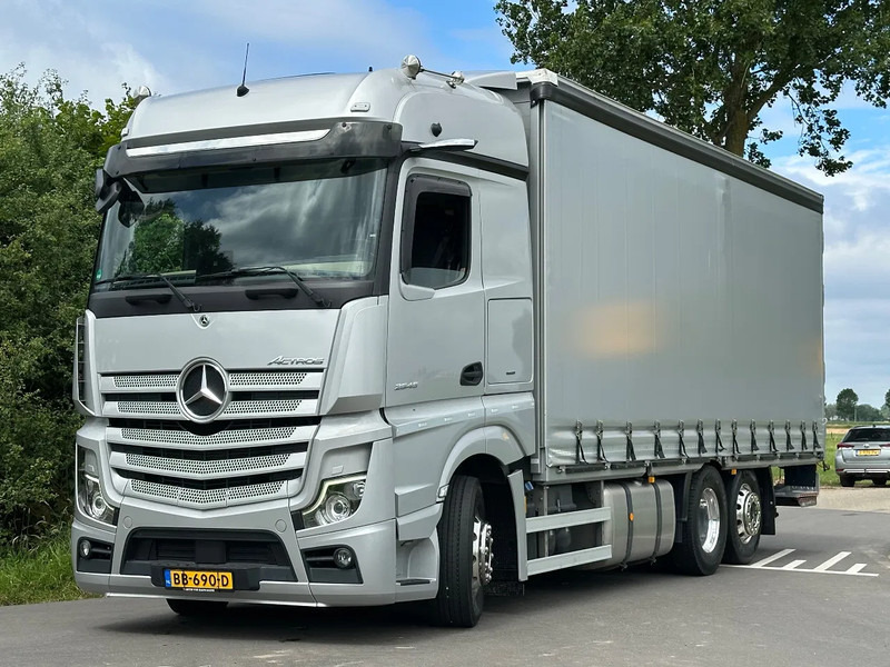 Curtainsider truck Mercedes-Benz Actros ACTROS 2545LL EURO6. 2021. Schuifzeil Bakwagen met Laadklep.: picture 1
