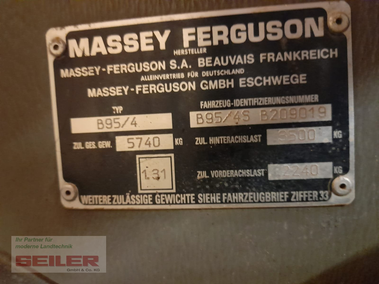 Farm tractor Massey Ferguson 3085 Euro-Line: picture 18