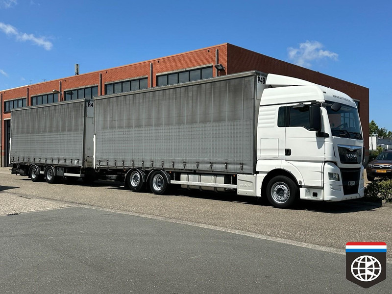 Curtainsider truck MAN TGX 26.480 RETARDER - NIGHT A/C - 130M3 COMBINATION: picture 10