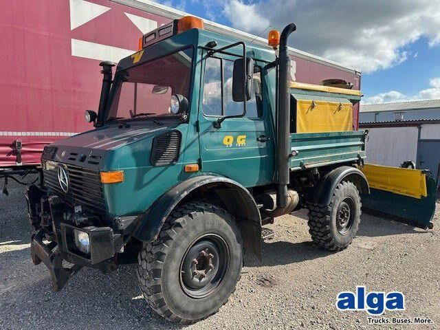 Unimog U 1400 4x4,Winterdienst,Schneeschild,Salzstreuer - Construction machinery: picture 1 Unimog U 1400 4x4,Winterdienst,Schneeschild,Salzstreuer - Construction machinery: picture 1