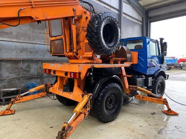 Unimog U 1450 4x4, Zug & Bergwinde, Kran, Greifer, AH - Construction machinery: picture 2 Unimog U 1450 4x4, Zug & Bergwinde, Kran, Greifer, AH - Construction machinery: picture 2