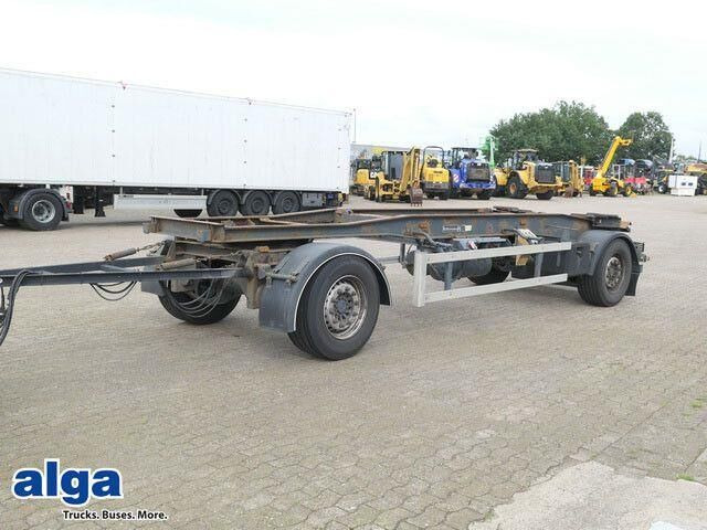Huffermann HSA 18.70, Container, Schlitten, SAF, Luftfed. - Container transporter/ Swap body trailer: picture 1 Huffermann HSA 18.70, Container, Schlitten, SAF, Luftfed. - Container transporter/ Swap body trailer: picture 1