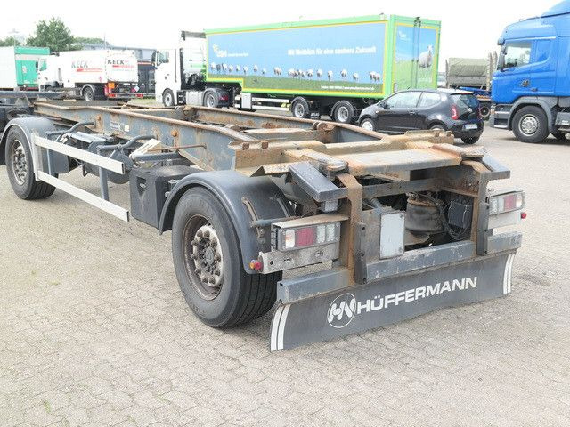 Hüffermann HSA 18.70, Container, Schlitten, SAF, Luftfed. Hüffermann HSA 18.70, Container, Schlitten, SAF, Luftfed. - Roll-off/ Skip trailer: picture 2 Hüffermann HSA 18.70, Container, Schlitten, SAF, Luftfed. Hüffermann HSA 18.70, Container, Schlitten, SAF, Luftfed. - Roll-off/ Skip trailer: picture 2