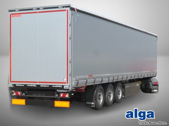 Kögel SN 24, Palettenkasten, Edscha, BPW, Luft-Lift - Curtainsider semi-trailer: picture 1 Kögel SN 24, Palettenkasten, Edscha, BPW, Luft-Lift - Curtainsider semi-trailer: picture 1