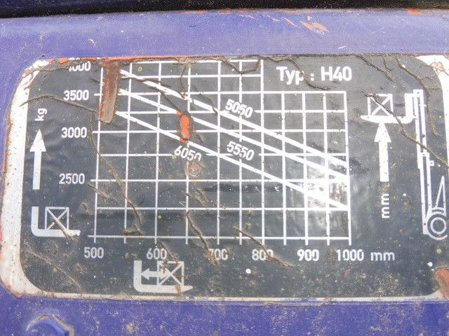 Diesel forklift Linde H40D, Hubkraft 4to., 850Std., Hubhöhe 3,25m: picture 13
