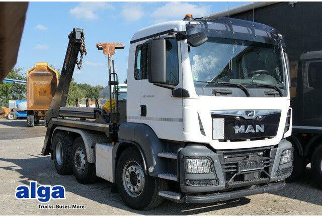 MAN 26.460 TGS 6x2, Hiab FTR18, Funk, Vorlauflenk,AC - Cable system truck: picture 1 MAN 26.460 TGS 6x2, Hiab FTR18, Funk, Vorlauflenk,AC - Cable system truck: picture 1
