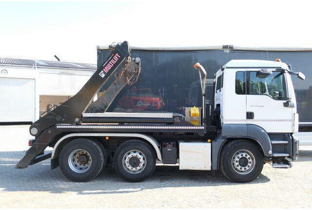 MAN 26.460 TGS 6x2, Hiab FTR18, Funk, Vorlauflenk,AC - Cable system truck: picture 3 MAN 26.460 TGS 6x2, Hiab FTR18, Funk, Vorlauflenk,AC - Cable system truck: picture 3