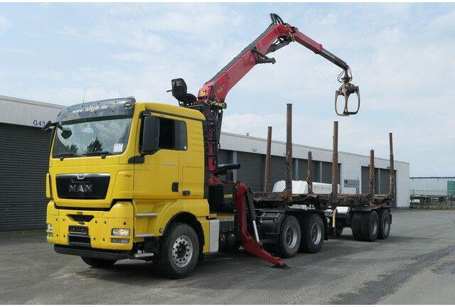 MAN 26.540 TGX 6x4, Kombizug, Huttner LNZK 20 - Timber truck: picture 2 MAN 26.540 TGX 6x4, Kombizug, Huttner LNZK 20 - Timber truck: picture 2
