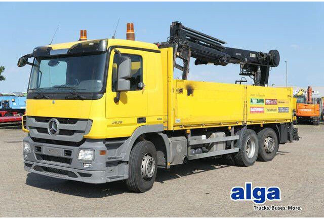 Mercedes-Benz 2536 Actros/MP3/HIAB 211DL/AHK/Klima - Dropside/ Flatbed truck: picture 1 Mercedes-Benz 2536 Actros/MP3/HIAB 211DL/AHK/Klima - Dropside/ Flatbed truck: picture 1