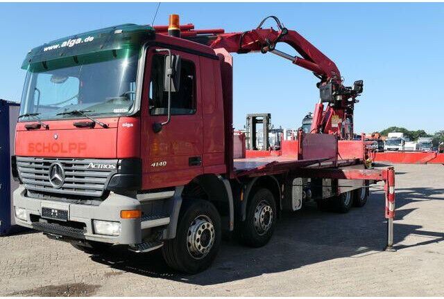 Mercedes-Benz 4140 Actros 8x4, Fassi F600AXP, Funk, Container - Dropside/ Flatbed truck: picture 5 Mercedes-Benz 4140 Actros 8x4, Fassi F600AXP, Funk, Container - Dropside/ Flatbed truck: picture 5