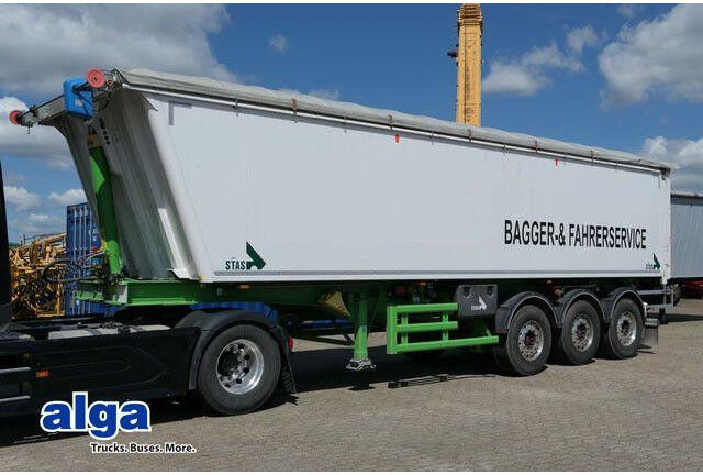 Stas S300CX, Alu, 46m³, Cramaro, SAF, Lenkachse! - Tipper semi-trailer: picture 1 Stas S300CX, Alu, 46m³, Cramaro, SAF, Lenkachse! - Tipper semi-trailer: picture 1