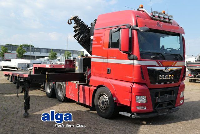 MAN 28.500 TGX 6x2, Kran PM 40528, Funk, Seilwinde - Tractor unit: picture 1 MAN 28.500 TGX 6x2, Kran PM 40528, Funk, Seilwinde - Tractor unit: picture 1