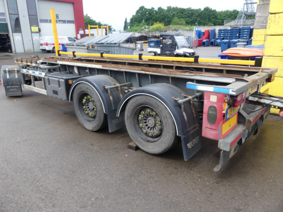 REF:15-WD-GP - Remorque porte container Burg BPA 09-18 ACXXX-00 - Container transporter/ Swap body trailer: picture 2 REF:15-WD-GP - Remorque porte container Burg BPA 09-18 ACXXX-00 - Container transporter/ Swap body trailer: picture 2