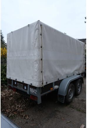 REF:R642 - Remorque double essieu freinée bâchée Flamingo Trailers WX202 - Curtainsider trailer: picture 2 REF:R642 - Remorque double essieu freinée bâchée Flamingo Trailers WX202 - Curtainsider trailer: picture 2