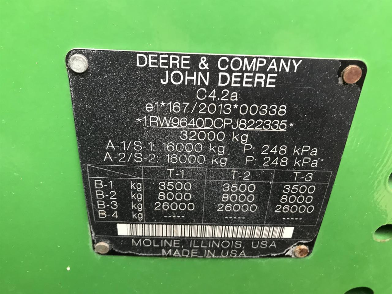Farm tractor John Deere 9RX 640: picture 16