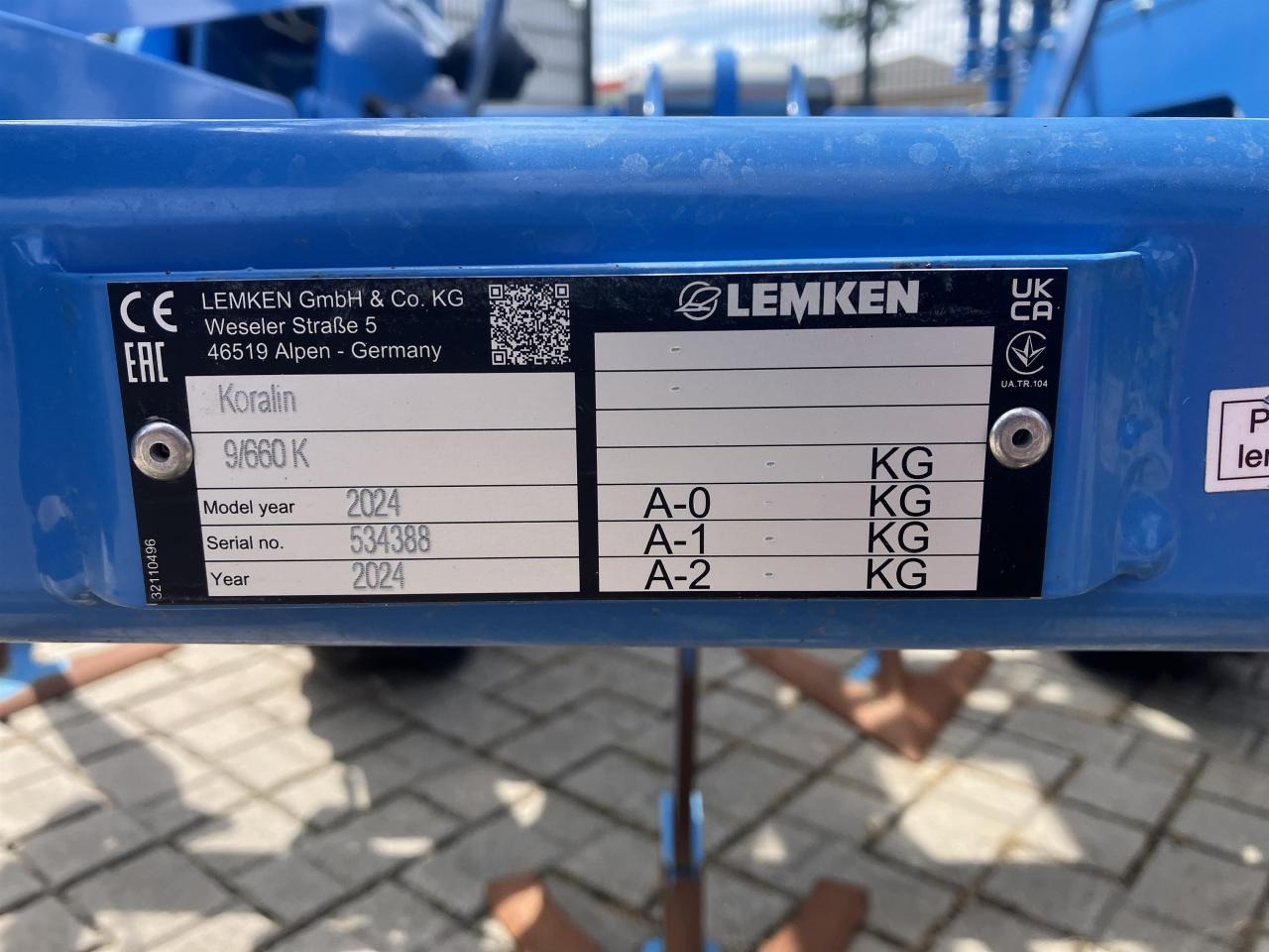 Cultivator Lemken Koralin 9/660 K: picture 6
