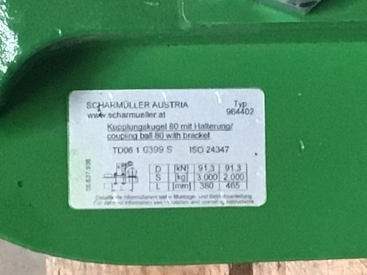 Scharmüller K80 Zugpendel - Spare parts for Agricultural machinery: picture 3 Scharmüller K80 Zugpendel - Spare parts for Agricultural machinery: picture 3
