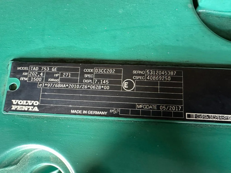 Generator set Atlas-Copco QAS 200 Volvo Leroy Somer 220 kVA Silent Rental generatorset: picture 10