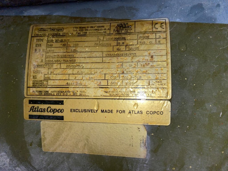 Generator set Atlas-Copco Volvo Mecc Alte Spa 300 kVA Silent generatorset: picture 9