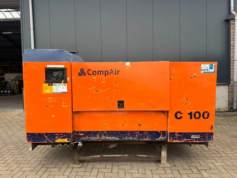 Compair C100 Mercedes OM 364 A 10.5 m3 / min 77 kW 7 Bar Silent Diesel Compressor - Air compressor: picture 1 Compair C100 Mercedes OM 364 A 10.5 m3 / min 77 kW 7 Bar Silent Diesel Compressor - Air compressor: picture 1