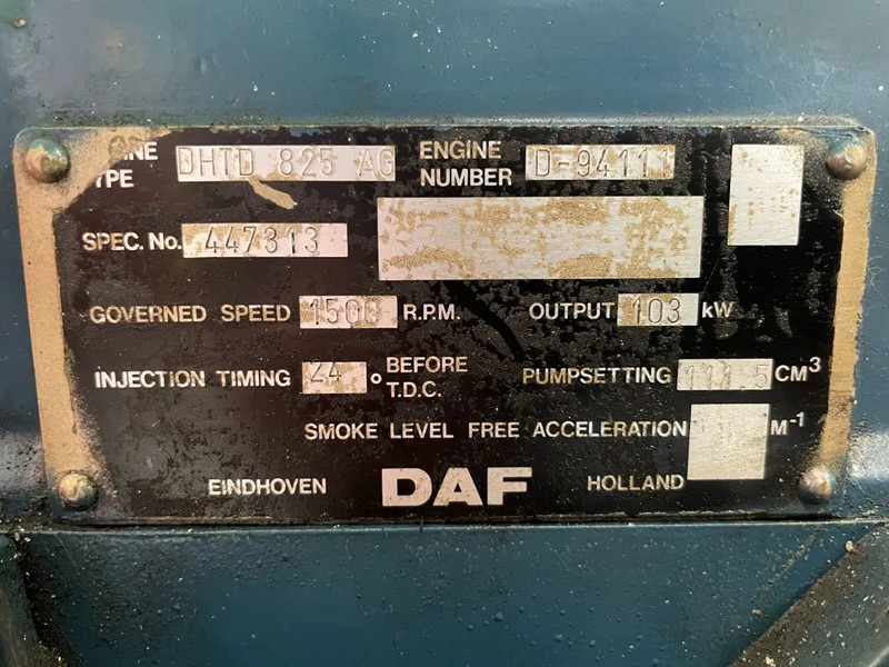 DAF DHTD 825 AG dieselmotor, 140 PK als nieuw! - Engine for Material handling equipment: picture 4 DAF DHTD 825 AG dieselmotor, 140 PK als nieuw! - Engine for Material handling equipment: picture 4