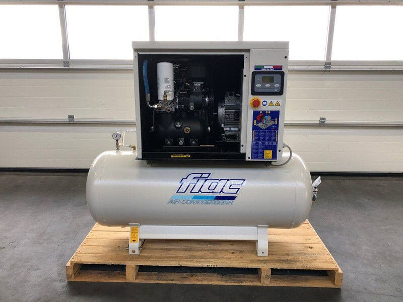 New Air compressor Fiac New Silver 10 / 300 Silent 7.5 kW 860 L / min 10 bar Elektrische Schroefcompressor met ketel: picture 8