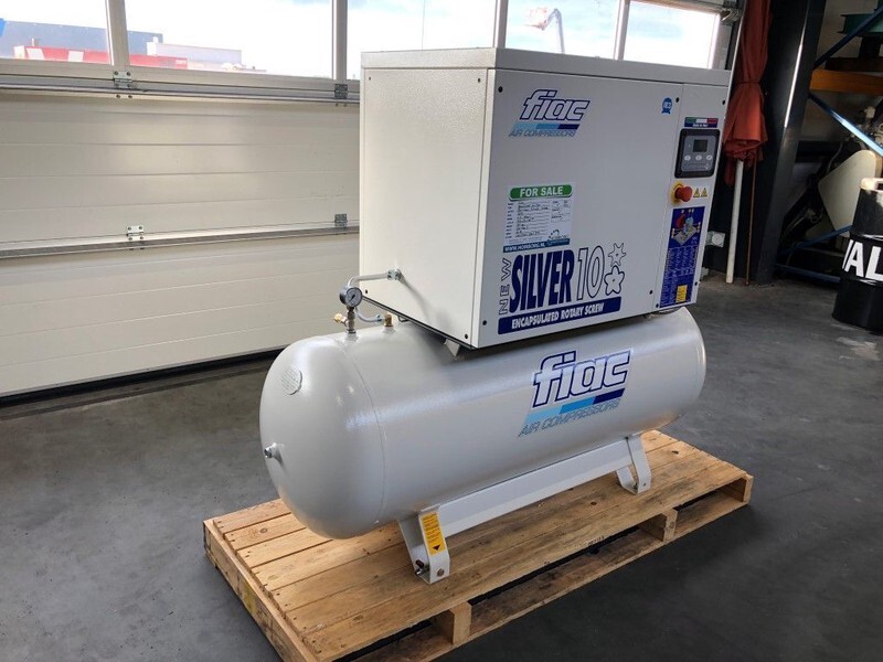 New Air compressor Fiac New Silver 10 / 300 Silent 7.5 kW 860 L / min 10 bar Elektrische Schroefcompressor met ketel: picture 6