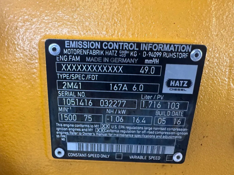 Hatz 2M41 Stamford 17.5 kVA generatorset - Generator set: picture 3 Hatz 2M41 Stamford 17.5 kVA generatorset - Generator set: picture 3