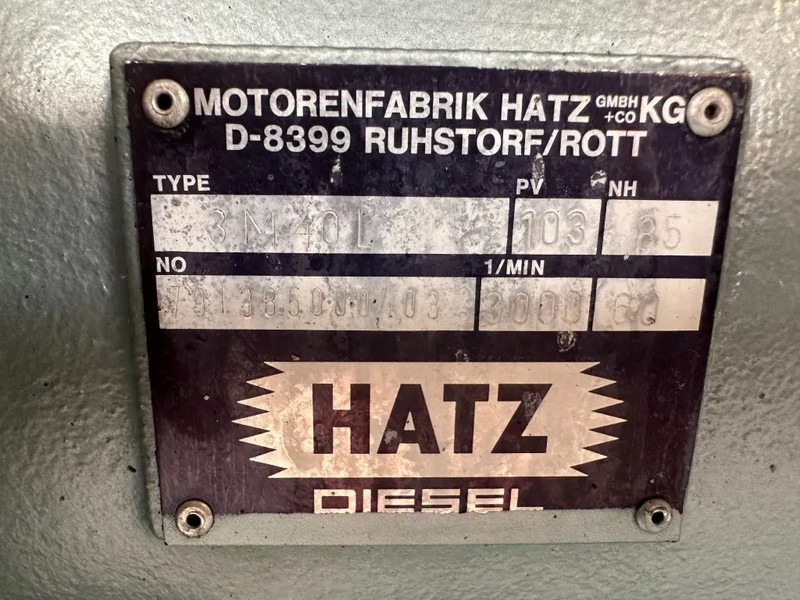Hatz 3M40L Mecc Alte Spa 40 kVA generatorset ex Emergency ! 22 hours ! - Generator set: picture 3 Hatz 3M40L Mecc Alte Spa 40 kVA generatorset ex Emergency ! 22 hours ! - Generator set: picture 3