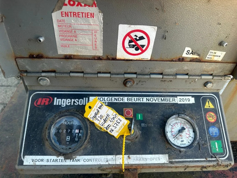 Air compressor Ingersoll Rand 720 R1051SF Kubota D1005 Diesel Compressor 2000 L / min 17.5 kW 8.6 Bar: picture 10