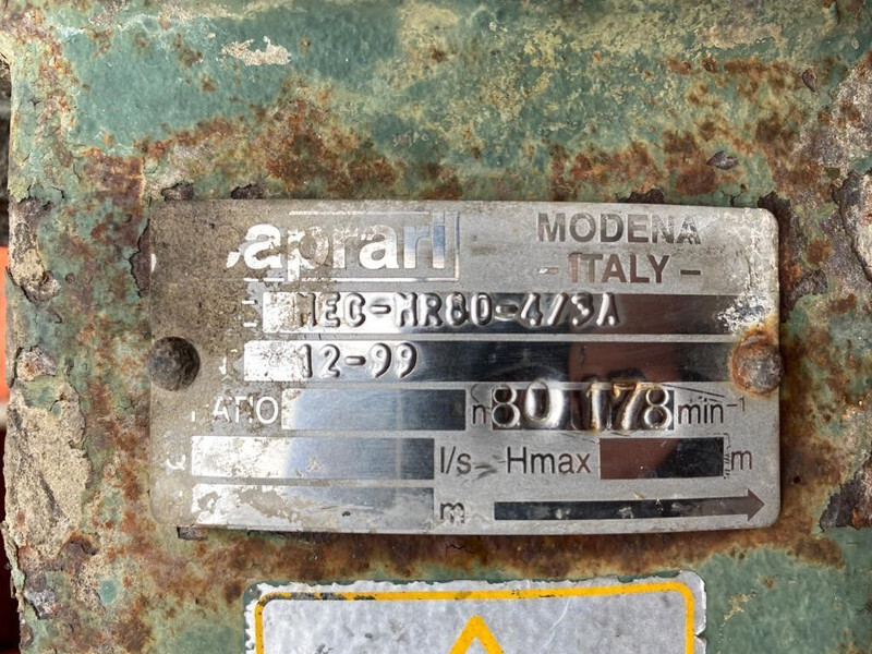 Water pump Iveco 8061 I 25.05 waterpomp set 144 m3 / h 12 Bar mobiele Beregening pompset: picture 9