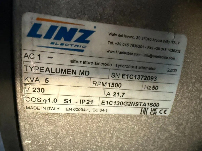 Lighting tower Kubota Generac V20 TowerLight 9 meter LED Lichtmast Aggregaat: picture 10