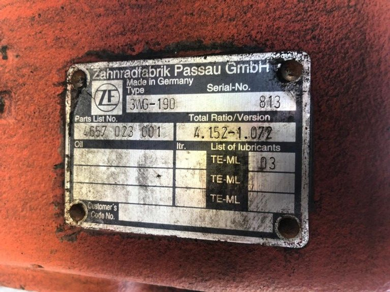 Engine Sisu Valmet Diesel 74.234 ETA 181 HP diesel enine with ZF gearbox: picture 7 Engine Sisu Valmet Diesel 74.234 ETA 181 HP diesel enine with ZF gearbox: picture 7