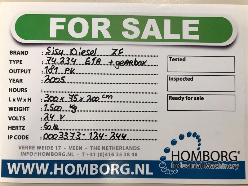 Engine Sisu Valmet Diesel 74.234 ETA 181 HP diesel enine with ZF gearbox: picture 18 Engine Sisu Valmet Diesel 74.234 ETA 181 HP diesel enine with ZF gearbox: picture 18