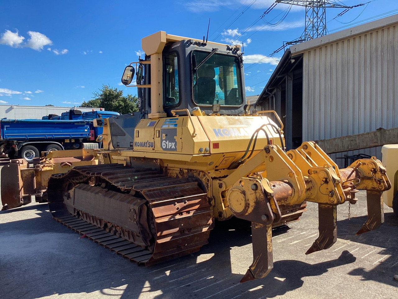 Komatsu D61 PX-15 E0 Ripper Raupe 6 Wege Schild Trimble - Bulldozer: picture 5 Komatsu D61 PX-15 E0 Ripper Raupe 6 Wege Schild Trimble - Bulldozer: picture 5