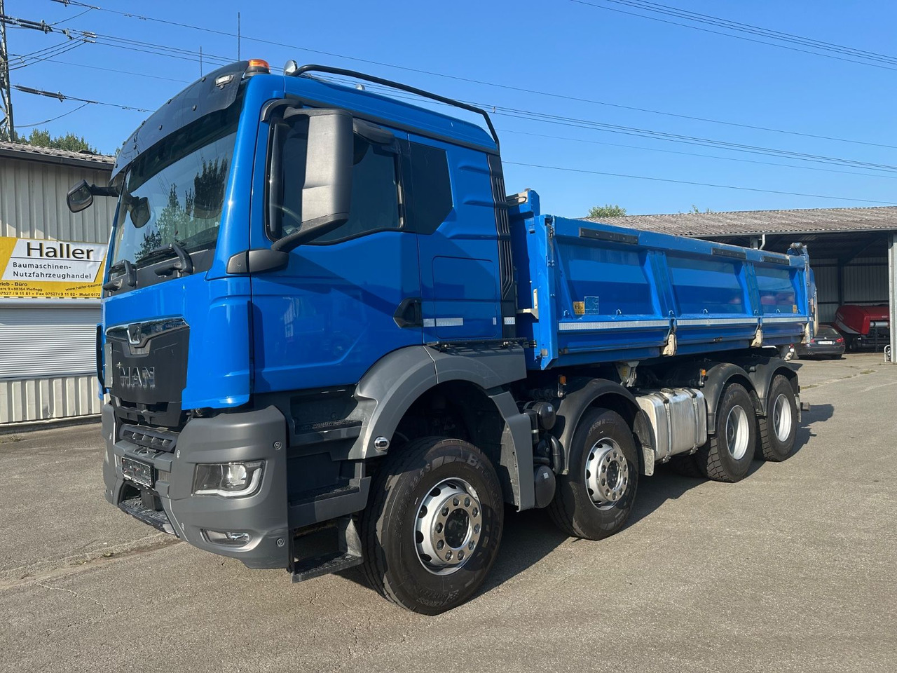 MAN TGS 35.510 8x4 BB Meiller Stahl Bordmatik Pritar - Tipper: picture 2 MAN TGS 35.510 8x4 BB Meiller Stahl Bordmatik Pritar - Tipper: picture 2